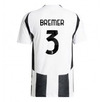 Fotbalové Dres Juventus Gleison Bremer #3 Domácí 2024-25 Krátký Rukáv